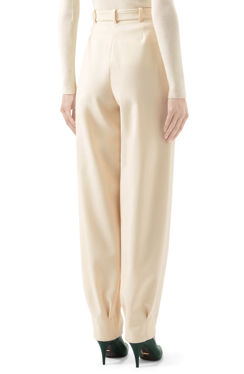 Gucci Pleated Wool Pants, Alternate, color, 