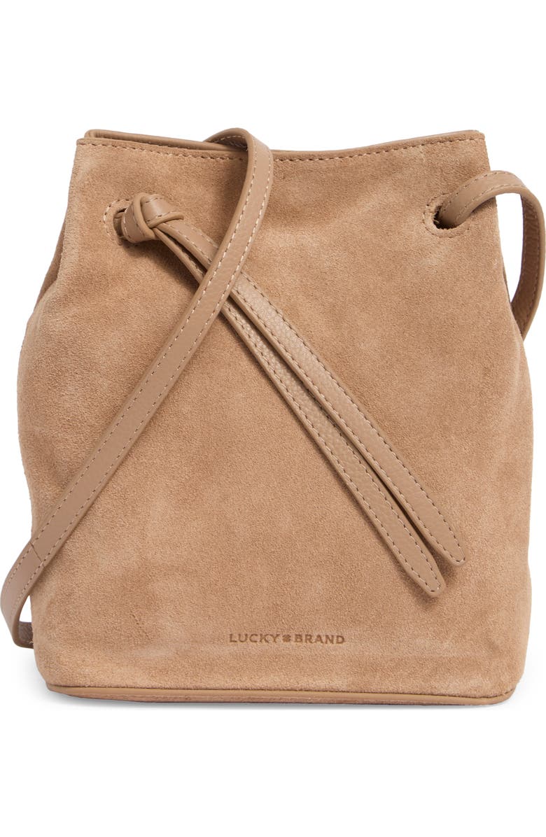 Lucky Brand Aylan Mini Crossbody Bag, Main, color, Tuscanny Suede