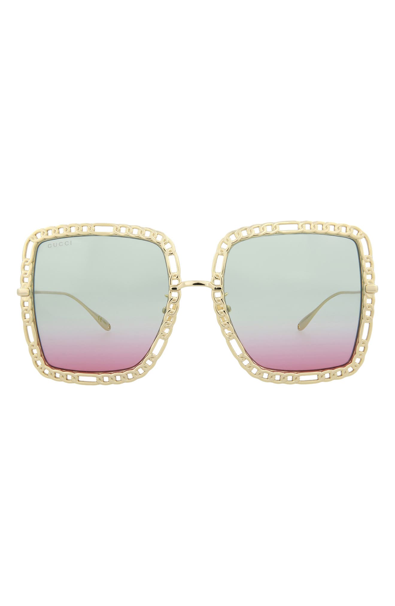 Gucci 57mm Oversize Square Sunglasses