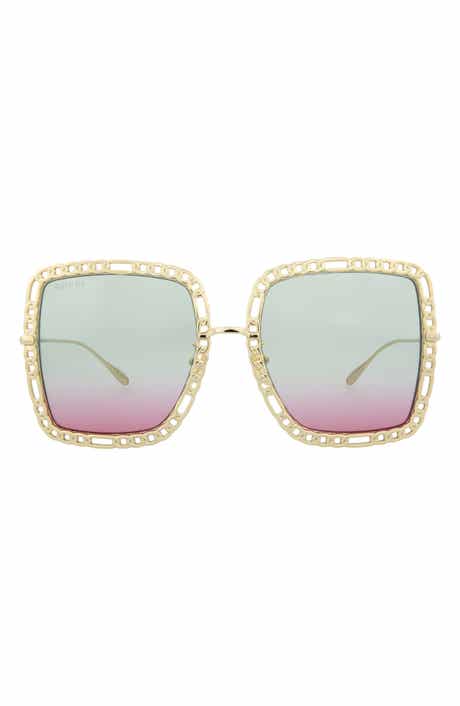 Gucci 57mm Oversize Square Sunglasses