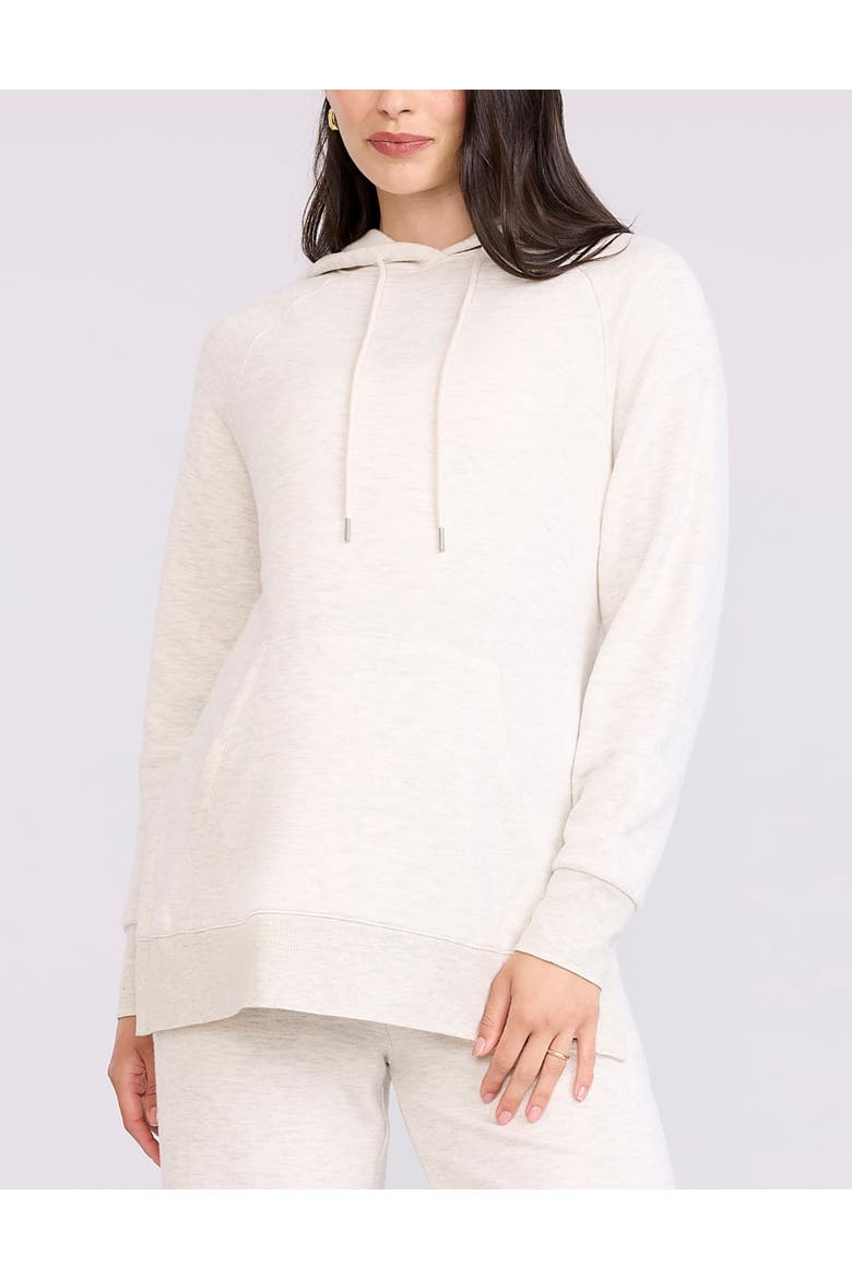 Relaxed Fit Maternity Hoodie, Main, color, Heather Oatmeal