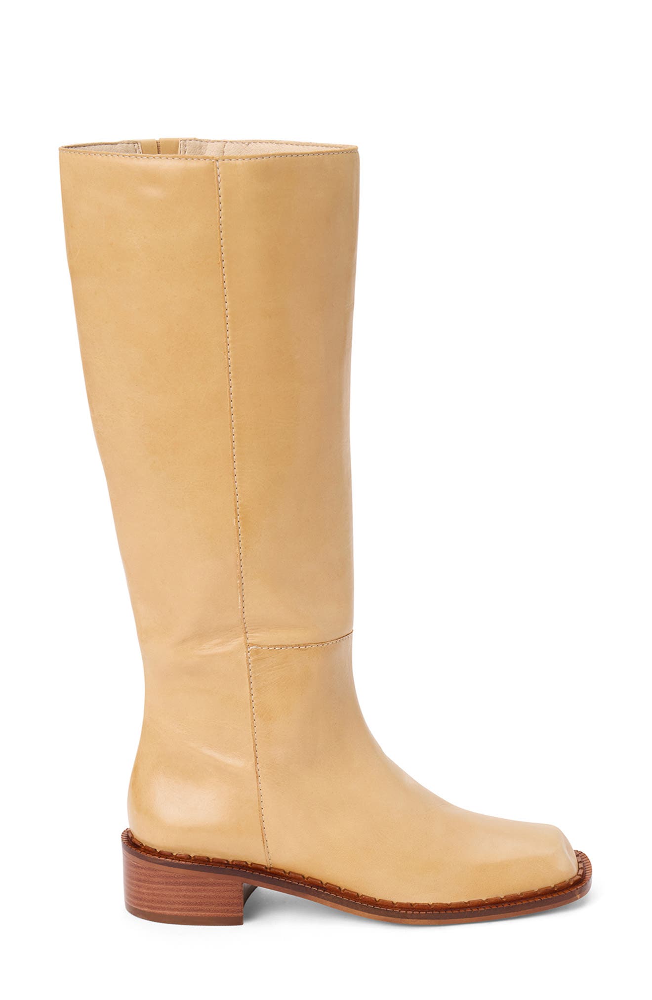 Franklin Knee High Boot, Alternate, color, NATURAL