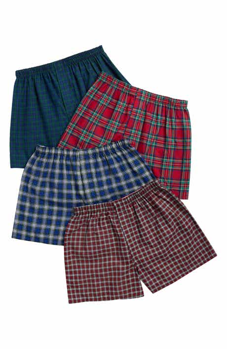 4-Pack Assorted Woven Boxers
