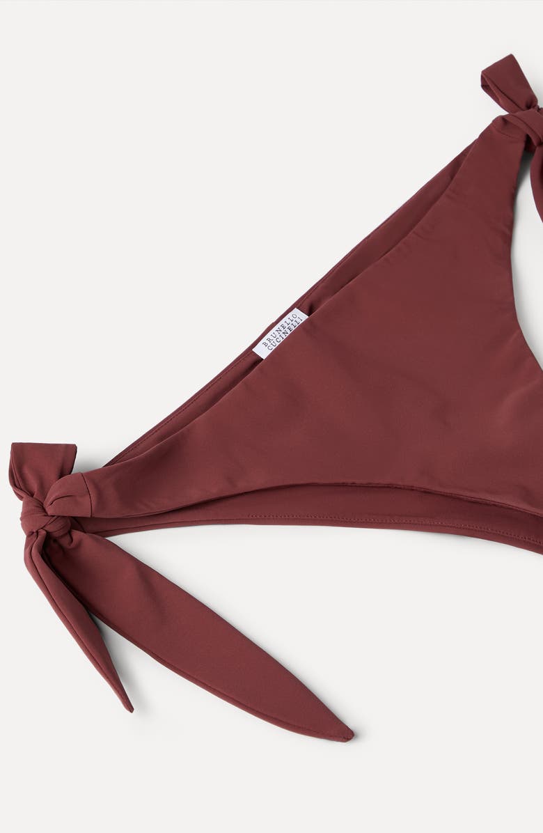 Brunello Cucinelli Bikini bottom, Alternate, color, Bordeaux