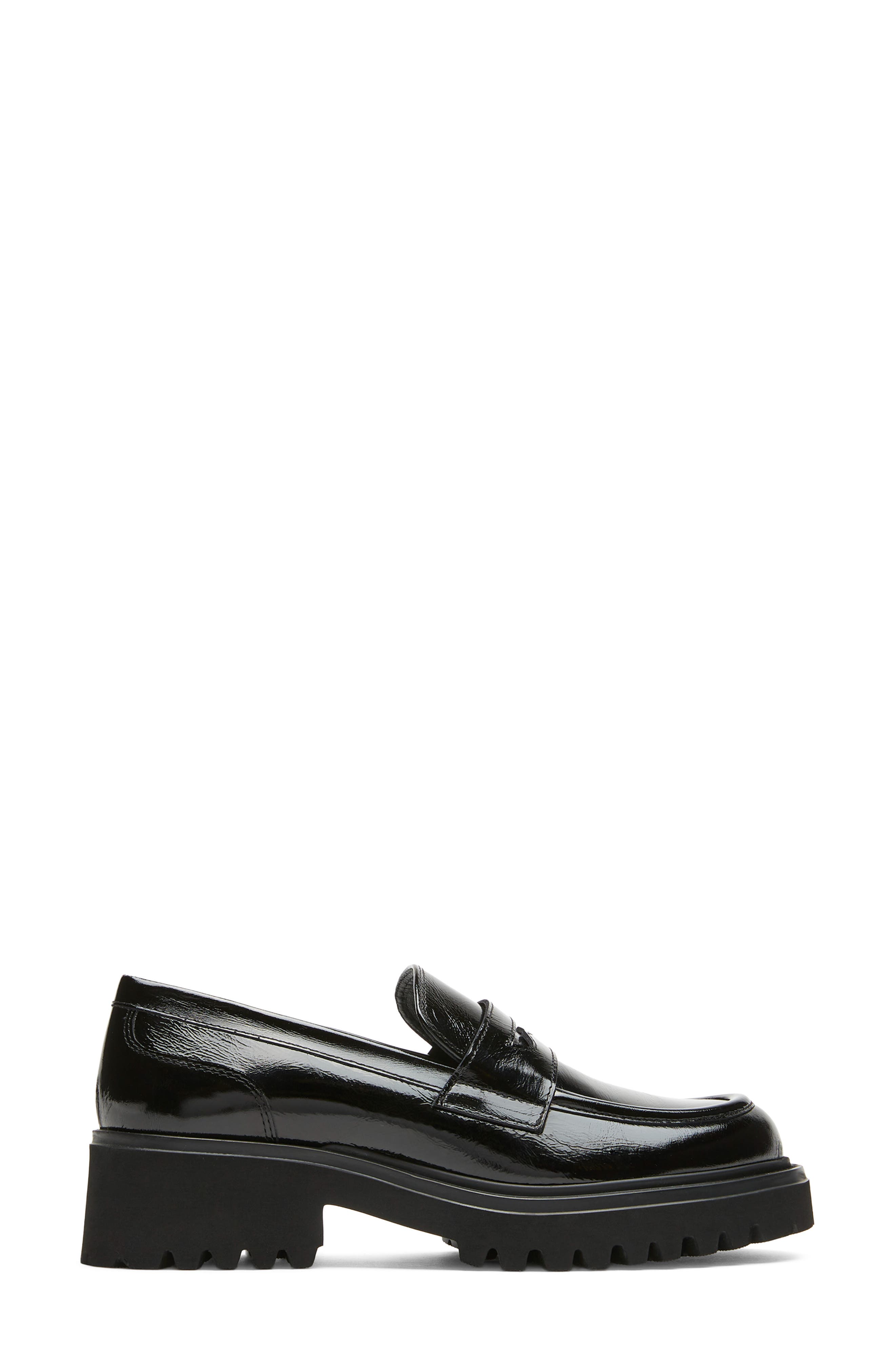KARMIC City Dry™ Waterproof Penny Loafer, Alternate, color, BLACK CRUSHED