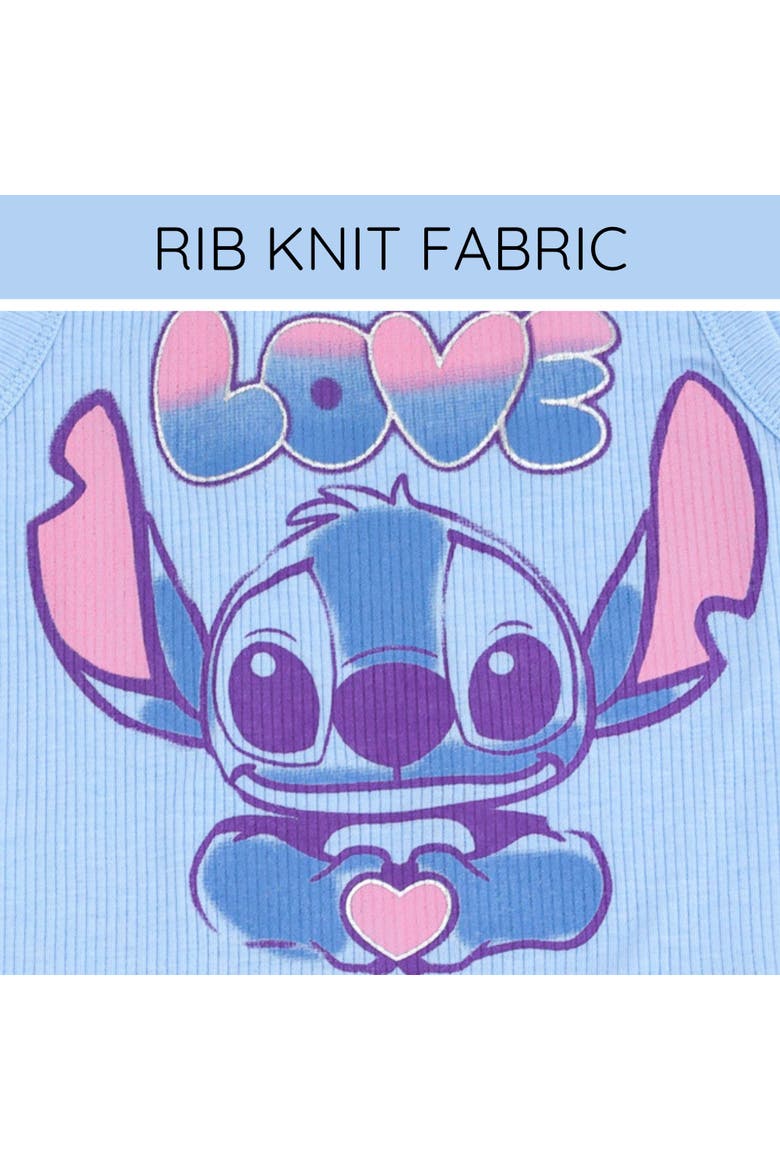 Lilo & Stitch Sleeveless Bubble Dress, Alternate, color, Light Blue Stitch