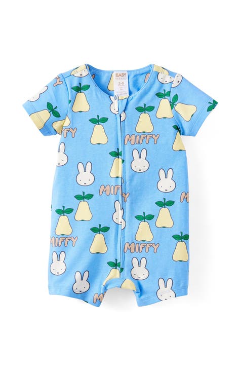 The Billie Short Sleeve Zip Romper License