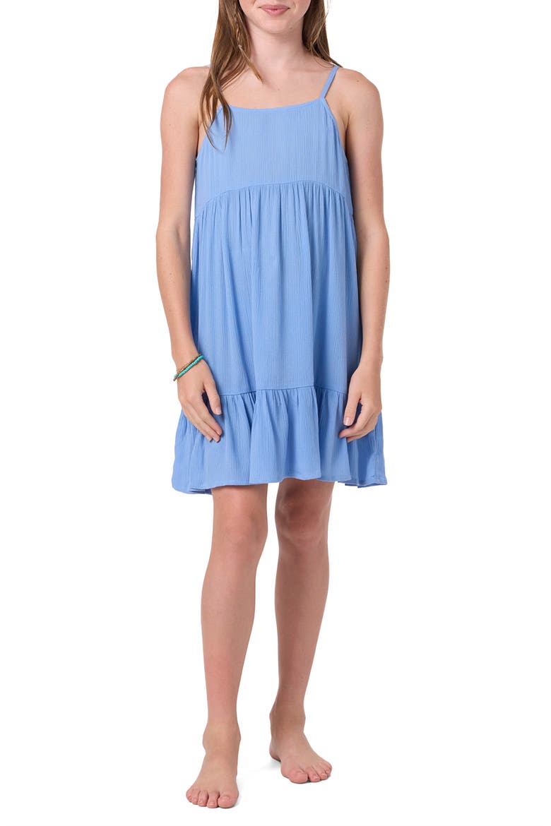 Kids' Haylee Cover-Up Dress, Alternate, color, AZURINE