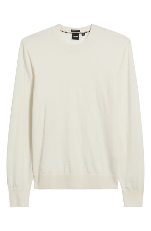 H-Leno Virgin Wool Crewneck Sweater