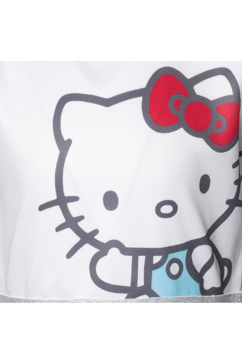 Hooded Tutu Dress, Alternate, color, Hello Kitty White Red