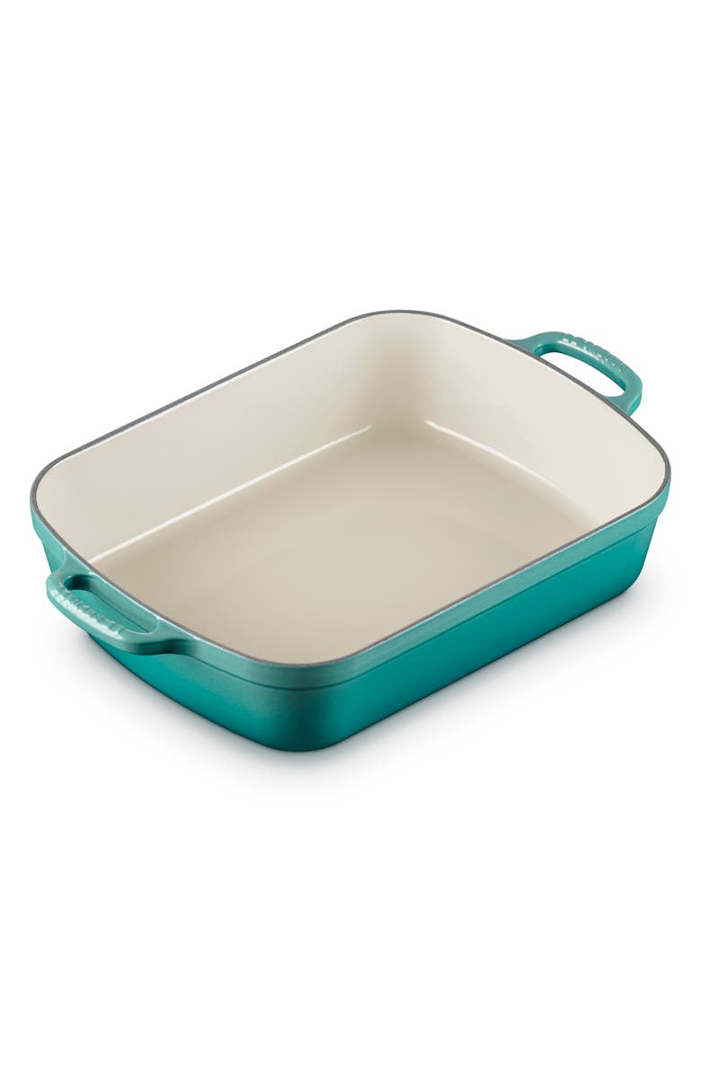 Le Creuset Signature Enameled Cast Iron Roaster, Alternate, color, Riviera
