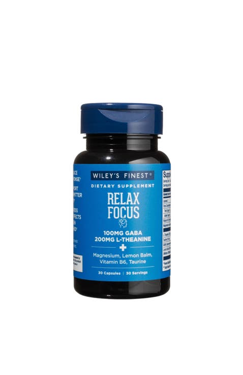 Daily Supplement for Stress Support with L-Theanine, GABA, Vitamin B6 & Magnesium - 30 Capsules