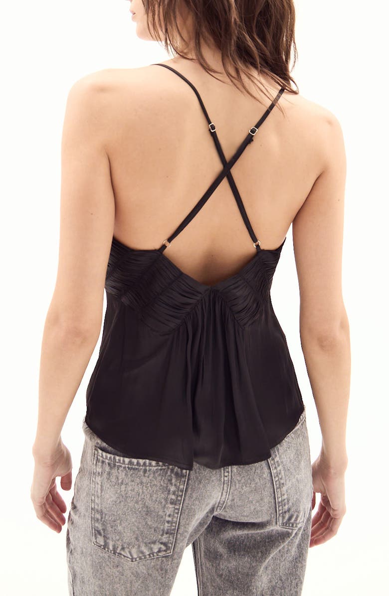 DELUC Flores Satin Camisole, Alternate, color, 