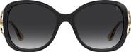 Stuart Weitzman 58mm Polarized Gradient Square Sunglasses