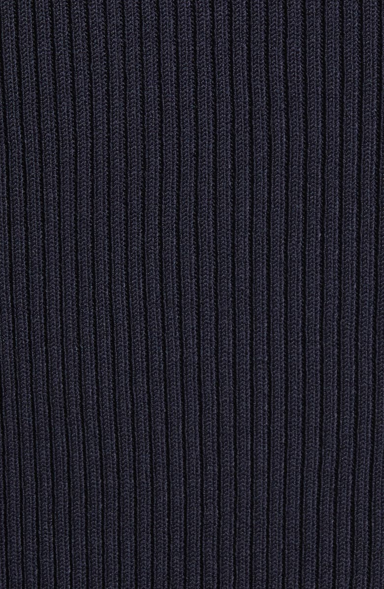 BOSS Fangeli Rib Sweater, Alternate, color, Midnight