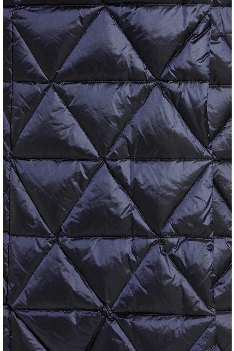 Paniere Water Repellent Quilted Down Coat, Alternate, color, DARK NAVY