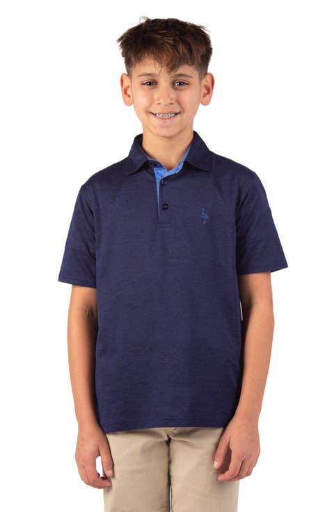 Kids' Mélange Mesh Performance Polo (Big Kid)