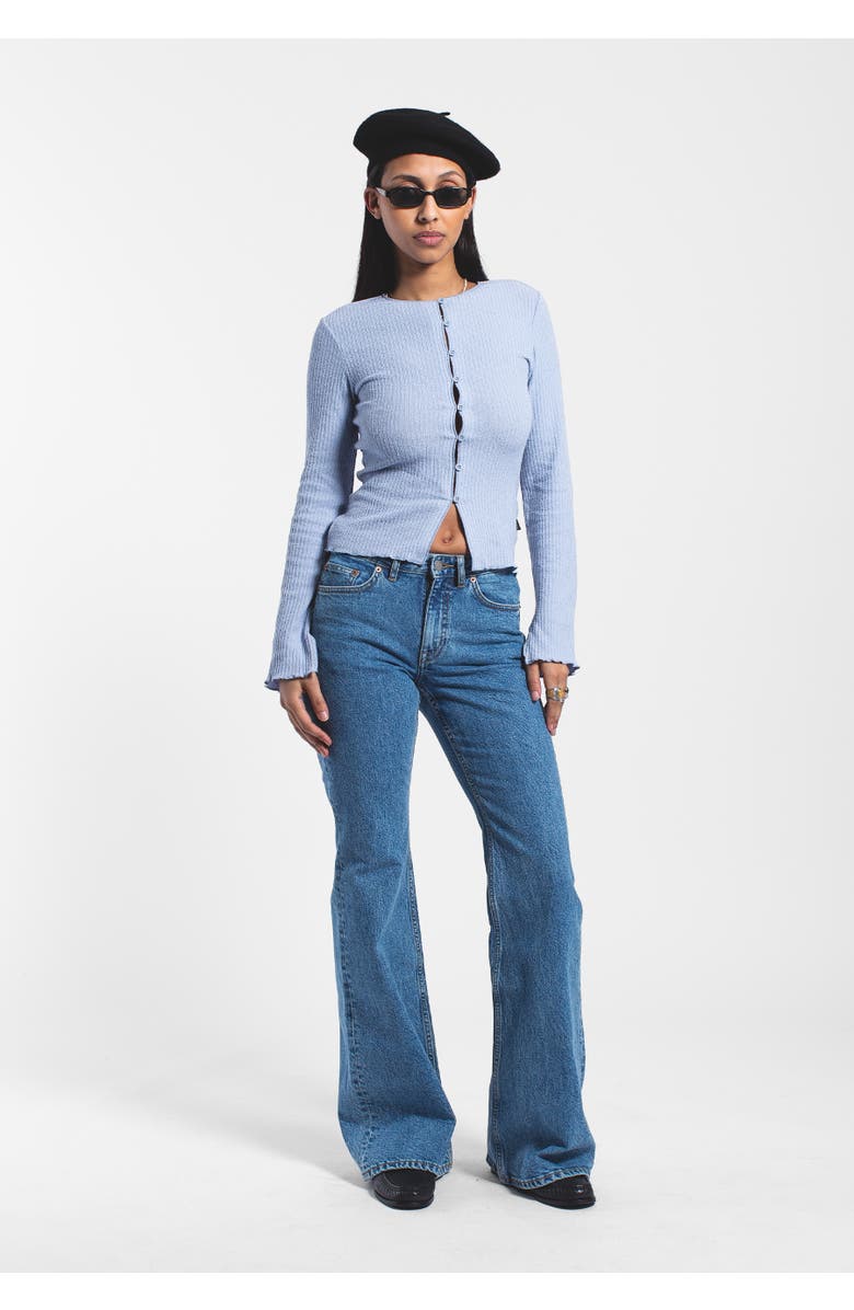Dr. Denim Elba Mid Bootcut Jeans, Main, color, Bay Sky Retro