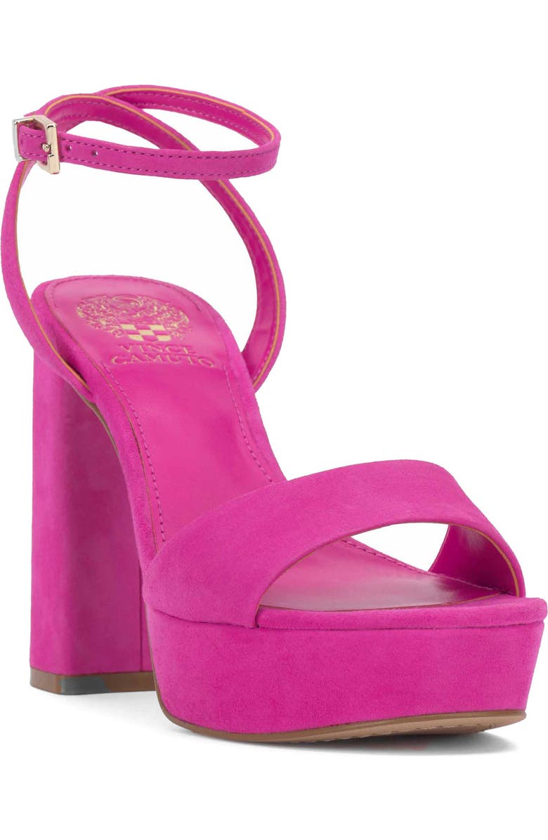 Vince Camuto Pendry Ankle Strap Platform Sandal, Main, color, Mulberry
