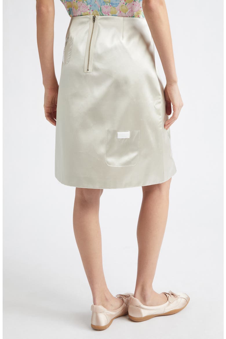 Keeps Satin Pocket Skirt, Alternate, color, CHAMPAGNE