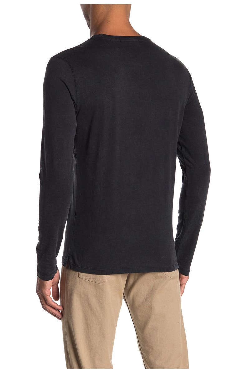 Robert Barakett Kentville Long Sleeve Crew Neck T-Shirt, Alternate, color, Black