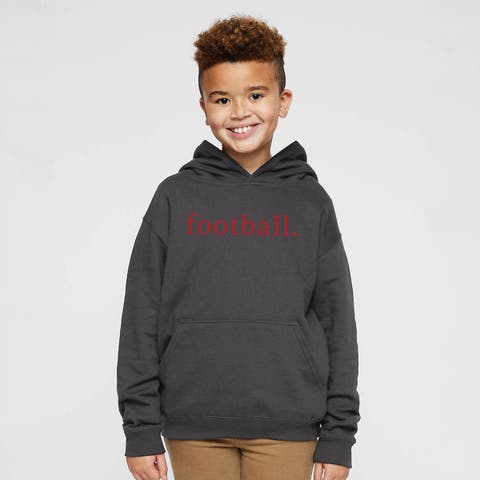 Football Typewriter Hoodie (Little Kid & Big Kid)