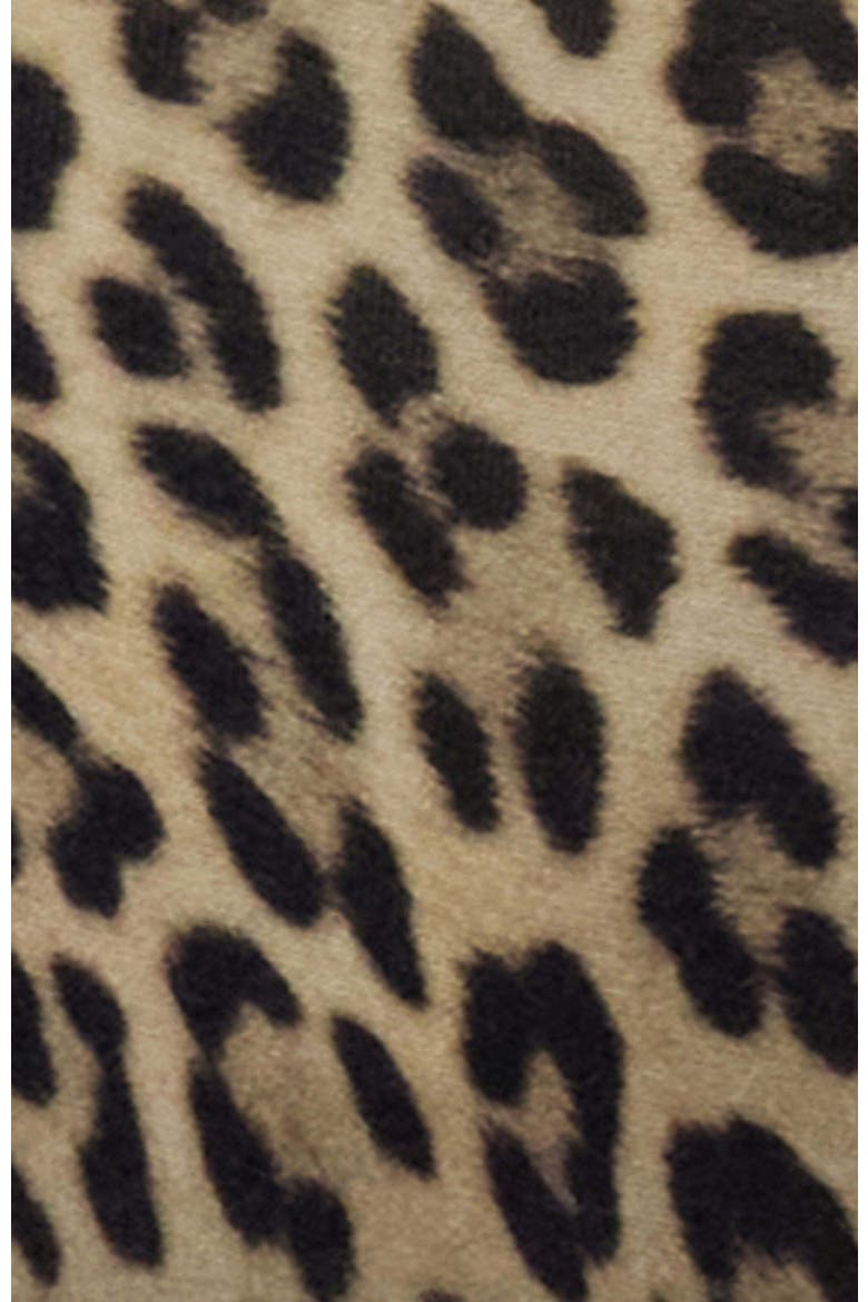 Leopard Womens Cropped Cardigan, Alternate, color, LEOPARD BROWN