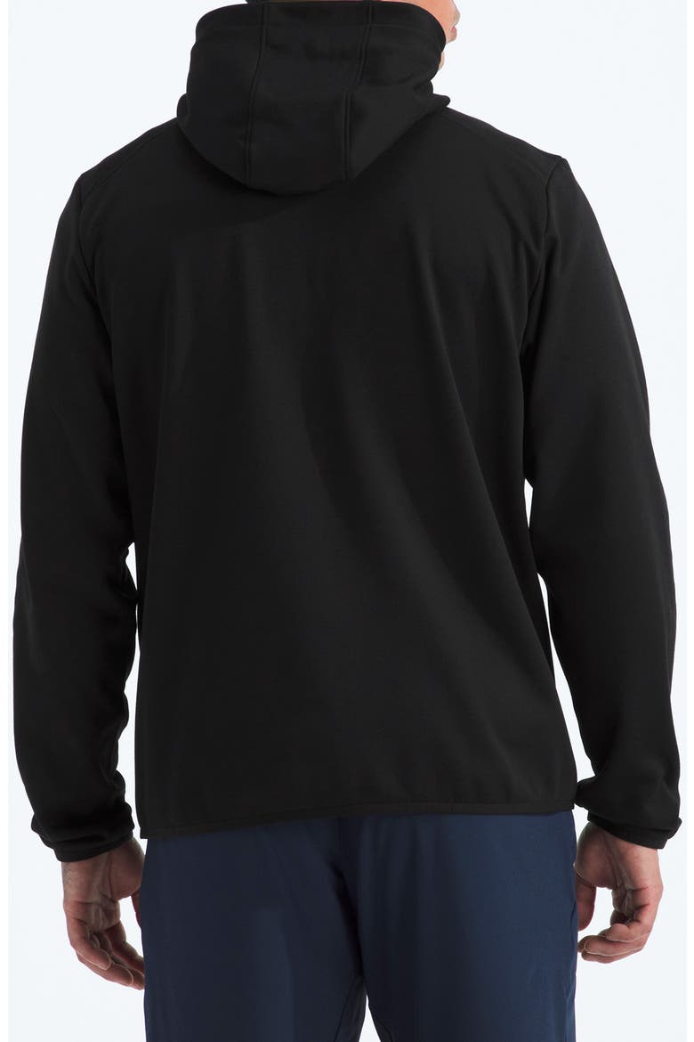 Performance Fleece Zip Hoodie, Alternate, color, TNF BLACK