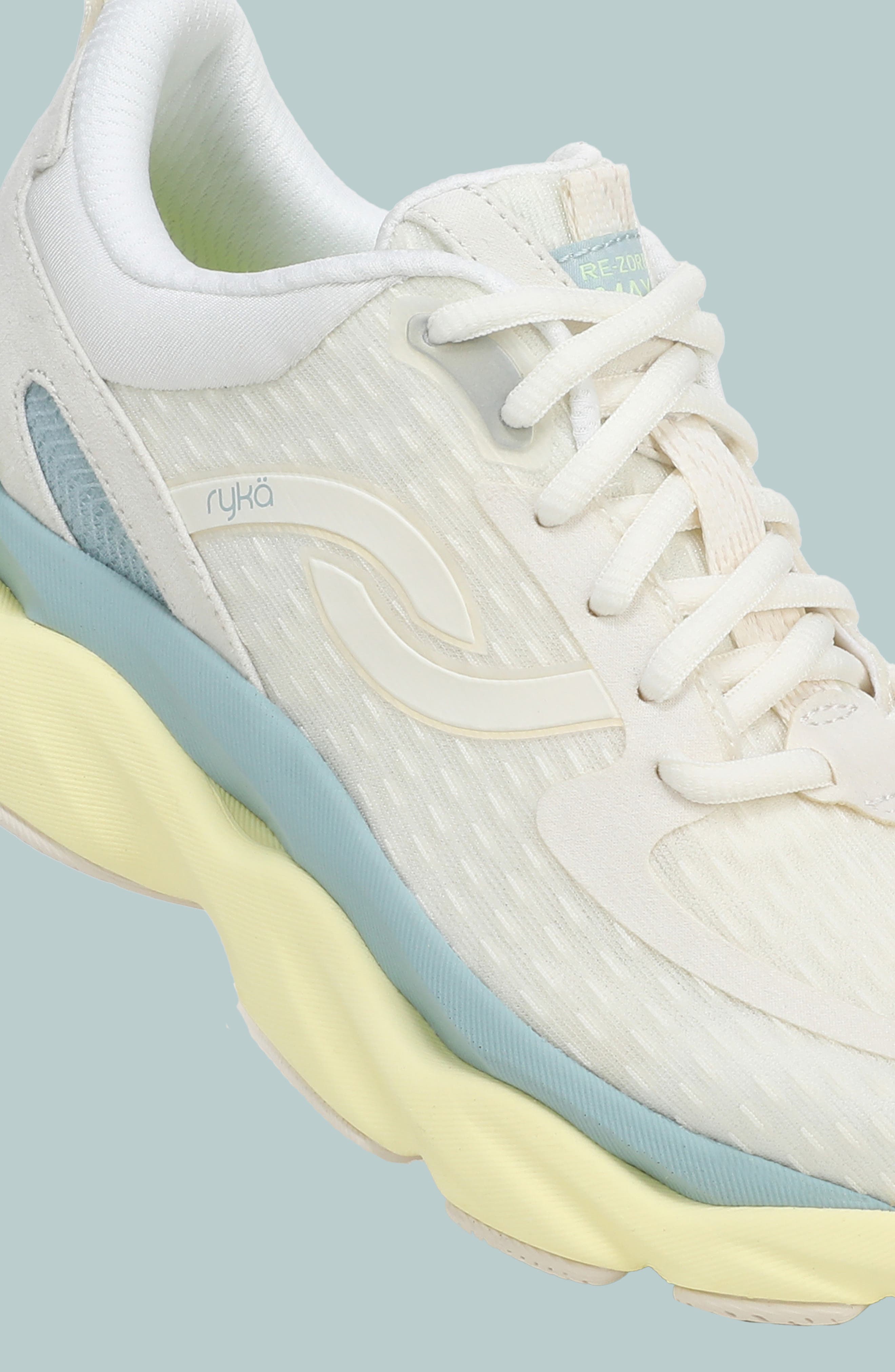 Rykä Rezorb Max Walking Sneaker, Alternate, color, Egret White