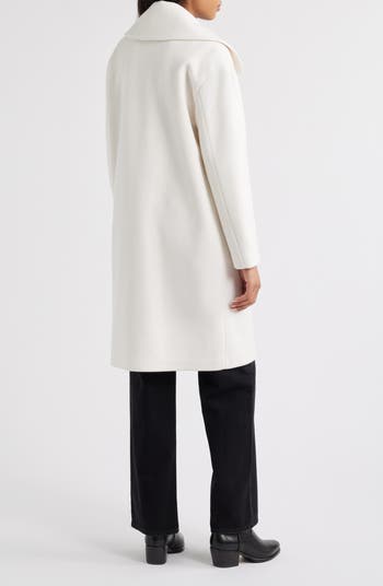 Double Breasted Knit Coat