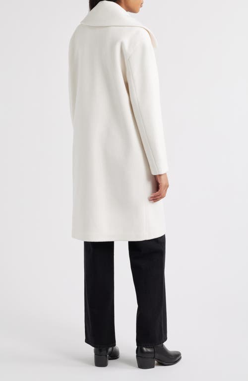 Bernardo Double Breasted Knit Coat