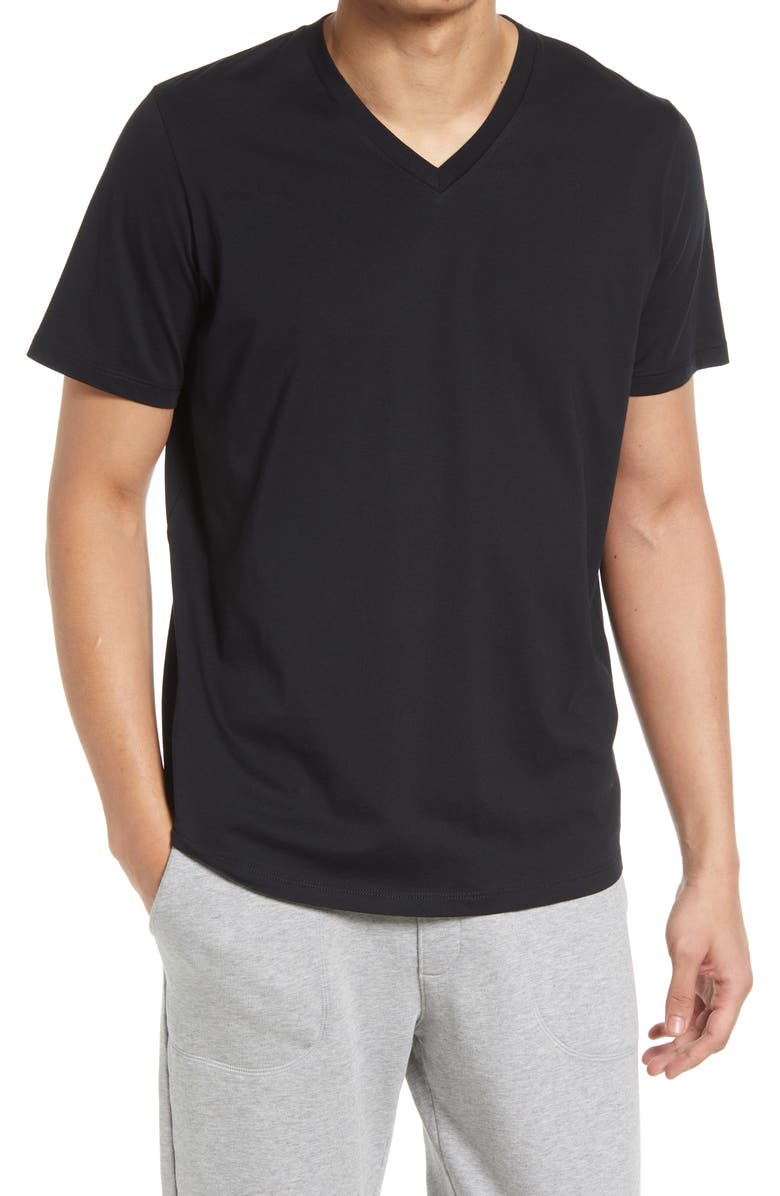 LIVE LIVE V-Neck Pima Cotton T-Shirt, Main, color,