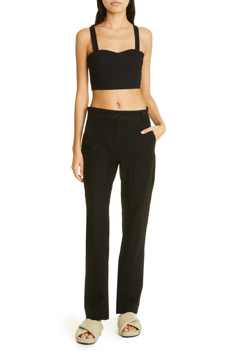 A.L.C. Layla Lace Back Crop Tank, Alternate, color, 