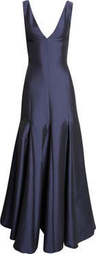 BERNADETTE Aurelia V-Neck Stretch Mermaid Gown