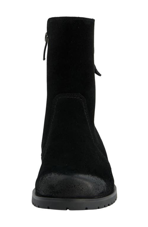 Paul Green Cheyenne Faux Fur Lined Bootie In Animal Print