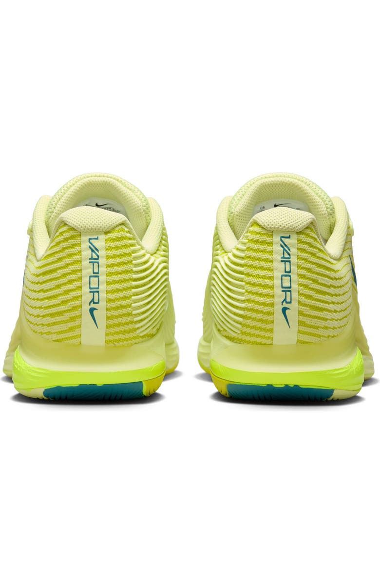 Nike Zoom Vapor 12 Premium Hard Court Tennis Shoe, Alternate, color, Luminous Green/ Teal/ Voltage