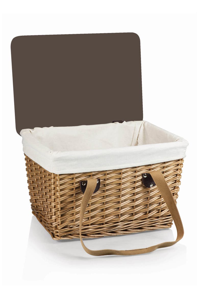 Canasta Wicker Basket, Alternate, color, BROWN
