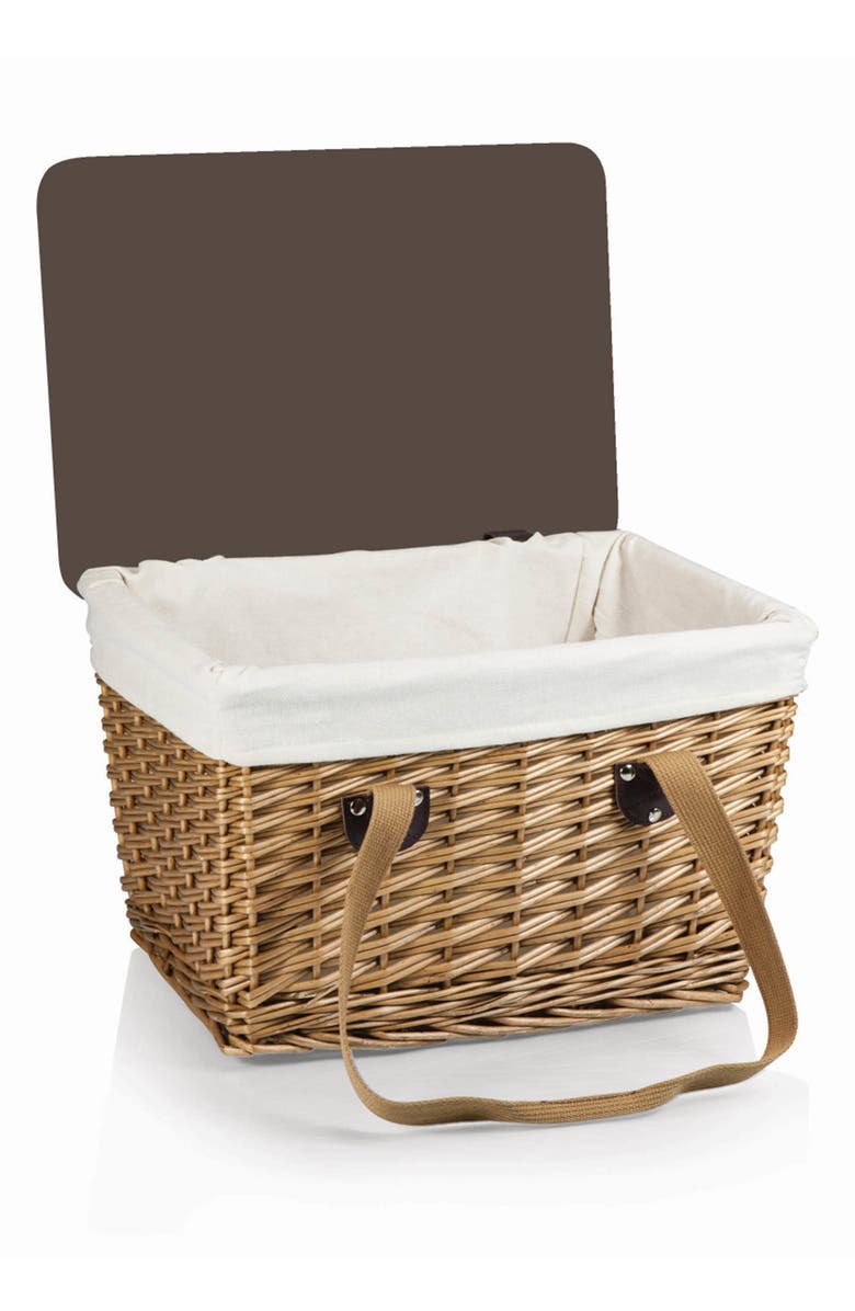 Picnic Time Canasta Wicker Basket, Alternate, color,