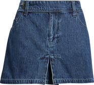 DAZE High Tide Denim Miniskirt