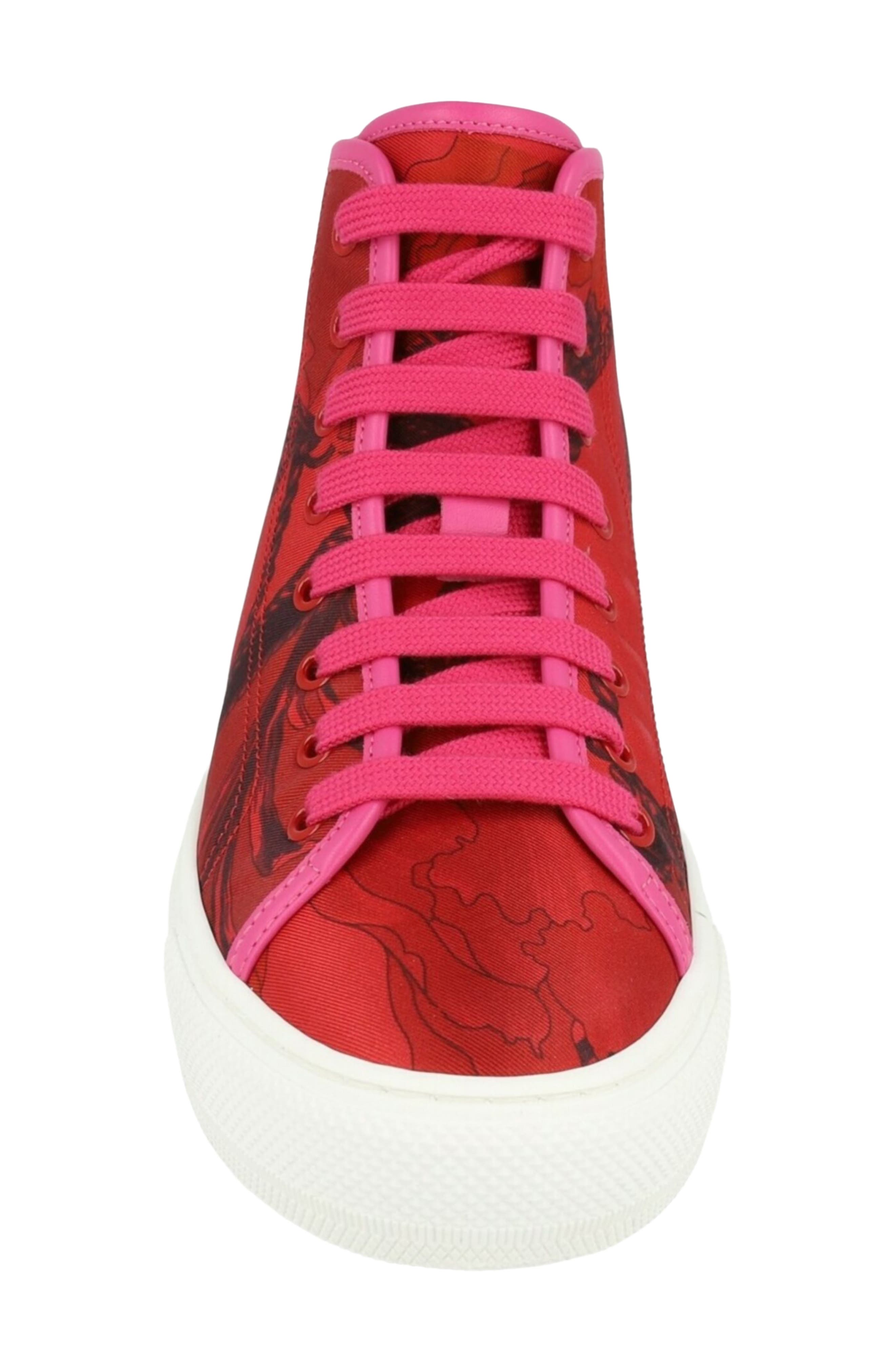 Mafalda 1 High Top Sneaker, Alternate, color, RED