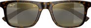 Maui Jim Moaka 52mm PolarizedPlus2® Rectangular Sunglasses