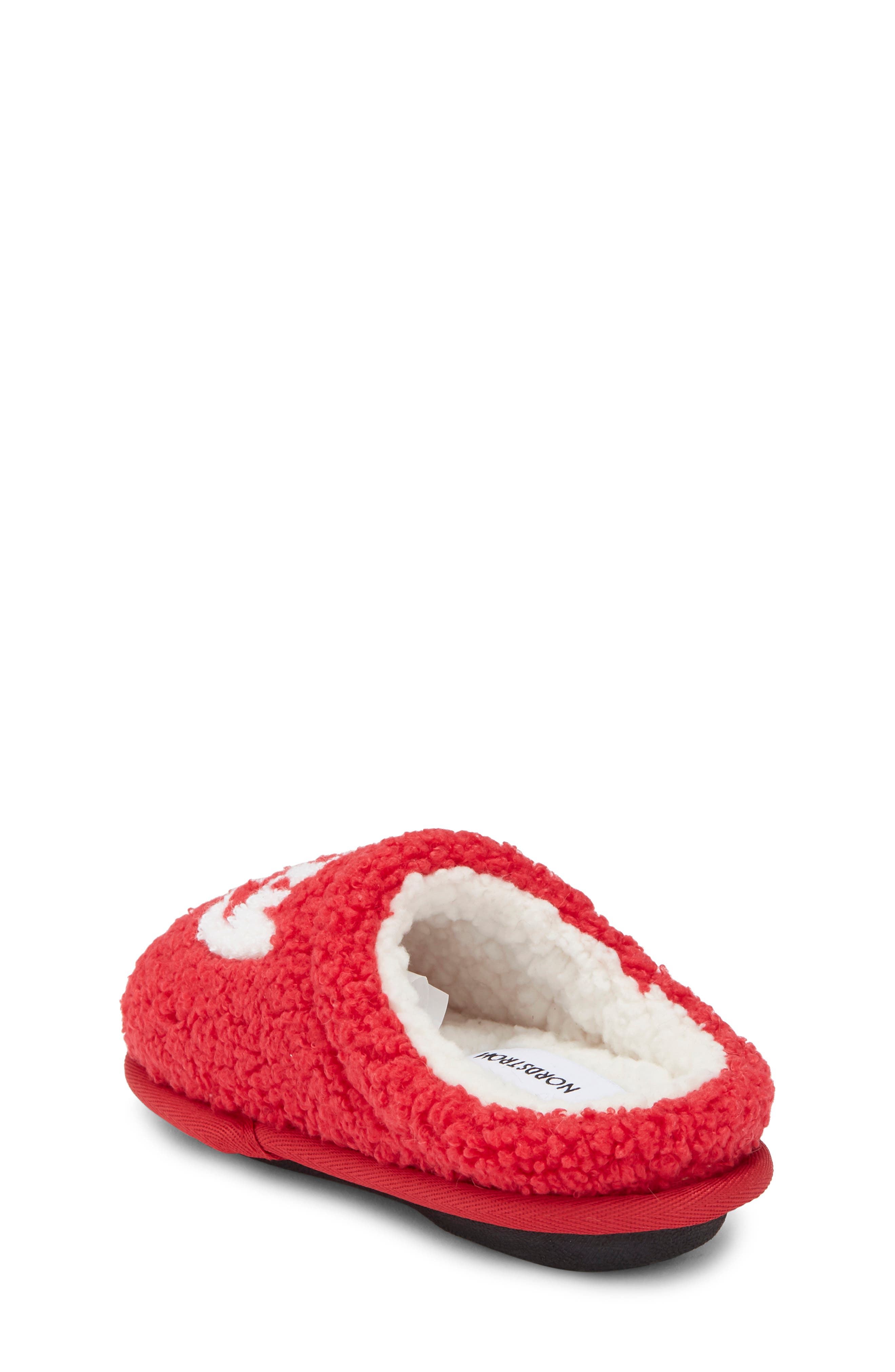 Kids' Cozy Faux Shearling Slipper, Alternate, color, RED