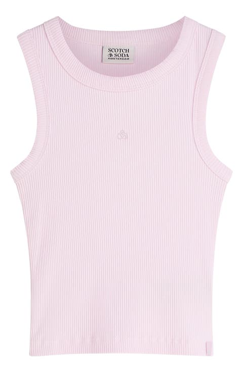 Kids' Slim Cotton Rib Tank (Big Kid)