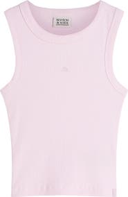 Scotch & Soda Kids' Slim Cotton Rib Tank