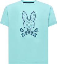 Psycho Bunny Kids' Aram Embroidered Bunny Graphic T-Shirt