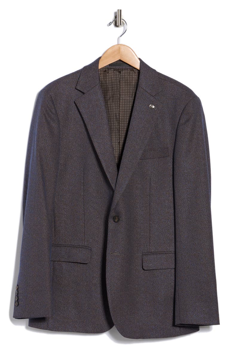 Slim Fit Sport Coat, Alternate, color, BROWN