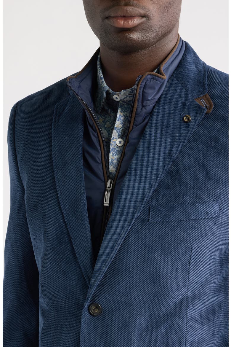 Harding Bib Sport Coat, Alternate, color, NAVY PLUSH