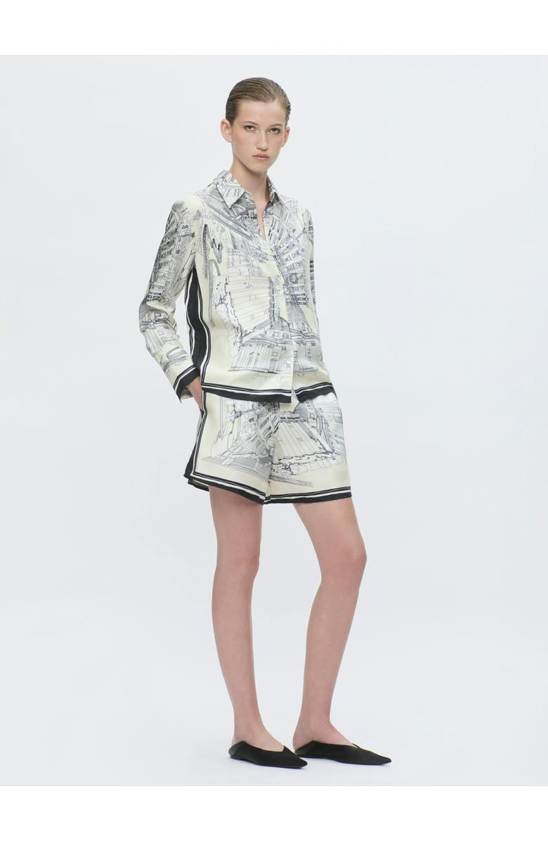 Callas Milano CAMERON Rome scarf shirt White, Alternate, color, White