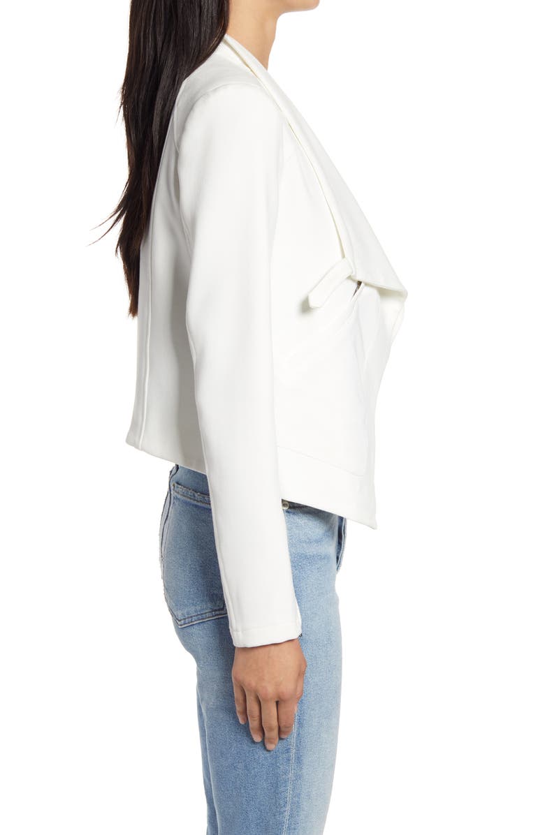 BLANKNYC Mesh Mix Drape Front Jacket, Alternate, color,