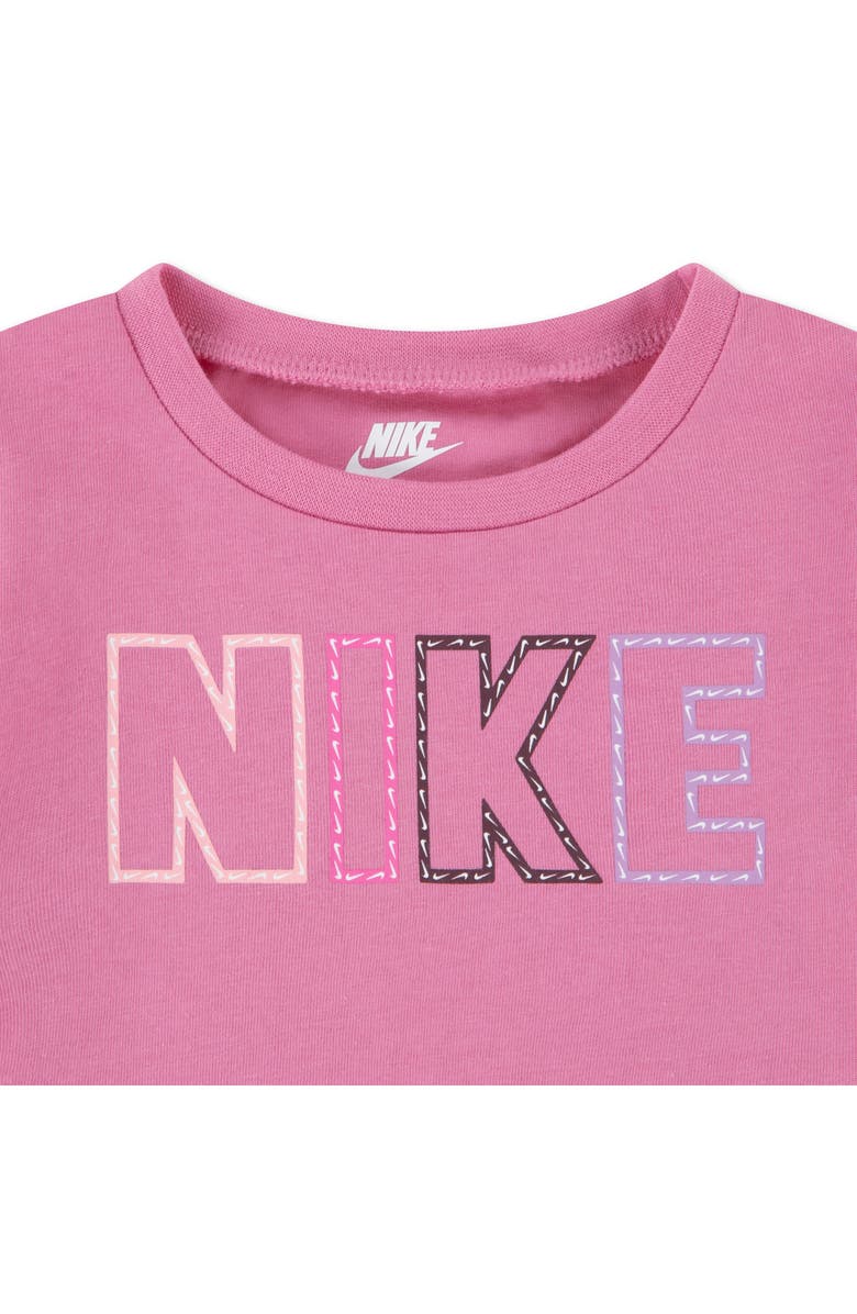 Nike Pop Logo T-Shirt & Mesh Shorts Set, Alternate, color,